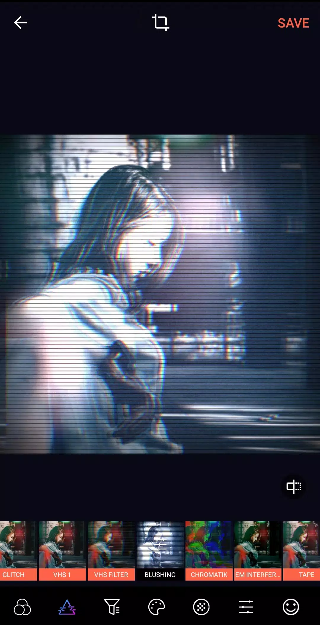 Glitch VHS Screenshots
