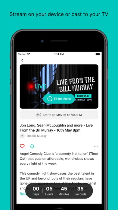 NextUp - Watch Stand-Up Comedy 스크린샷