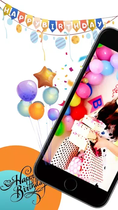 Birthday Stickers & Frames স্ক্রিনশট
