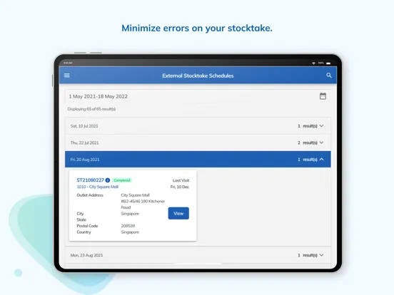 Activate ERP iPad  Screenshots