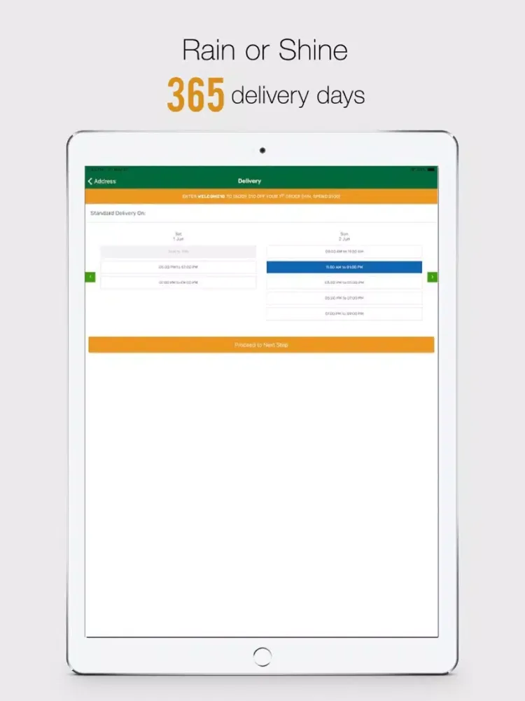 Screenshot di Giant Online Grocery Store iPad 