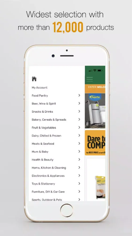 Screenshot di Giant Online Grocery Store