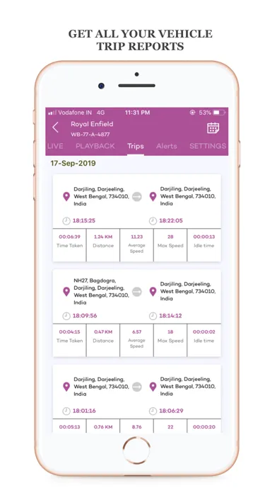 Pinpoint GPS Ekran Görüntüleri