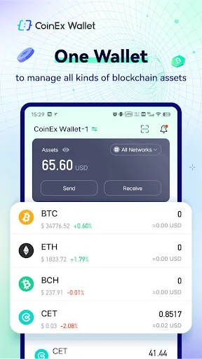 CoinEx Wallet - Crypto & DeFi Screenshots