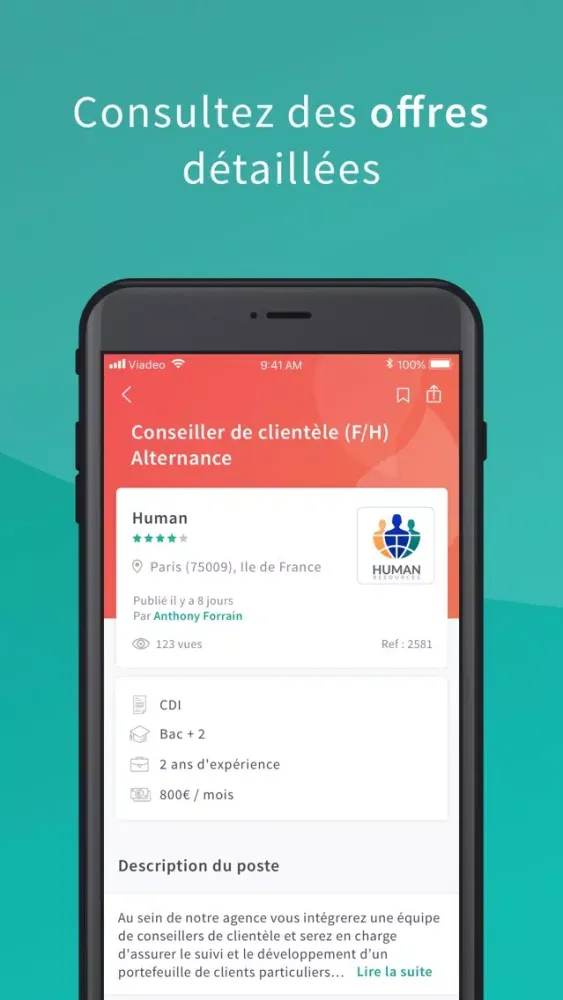 Viadeo - recherche d'emploi Screenshots