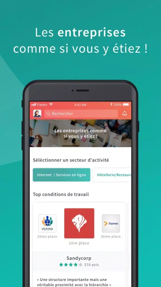 Viadeo - recherche d'emploi Screenshots