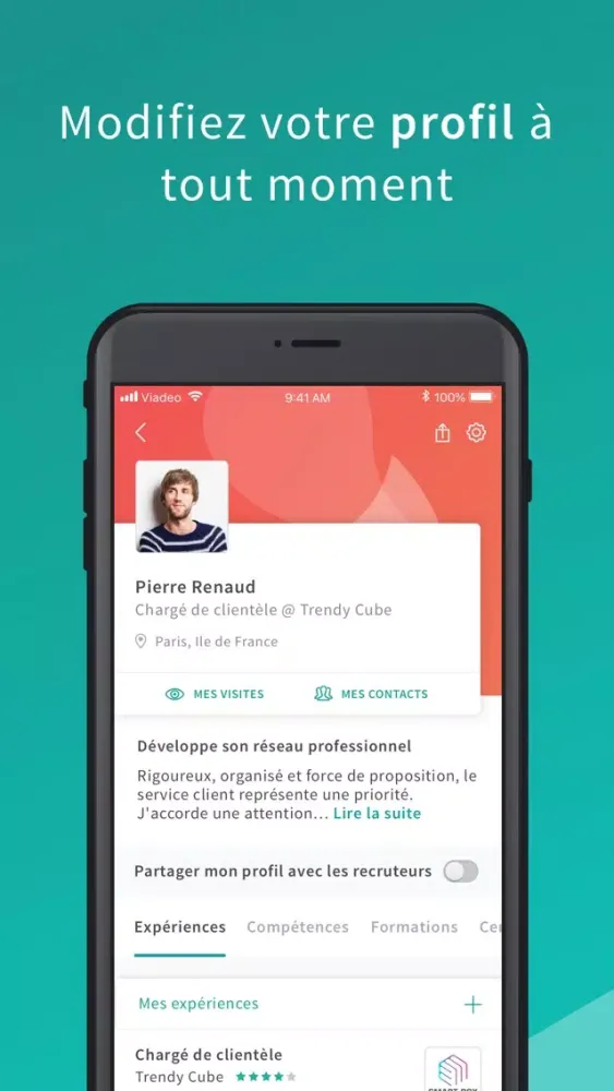 Viadeo - recherche d'emploi Screenshots