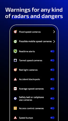 Radarbot Speed Camera Detector स्क्रीनशॉट