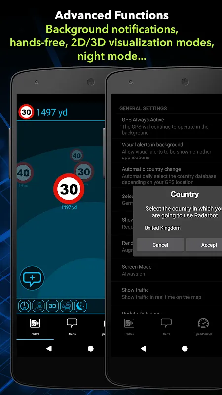 Capturas de pantalla de Speed Camera Detector