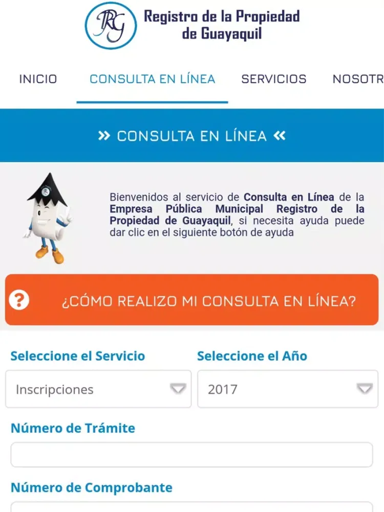 Registro Propiedad Guayaquil iPad  스크린샷