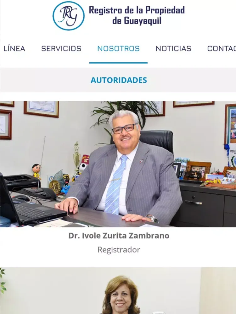 Registro Propiedad Guayaquil iPad  스크린샷