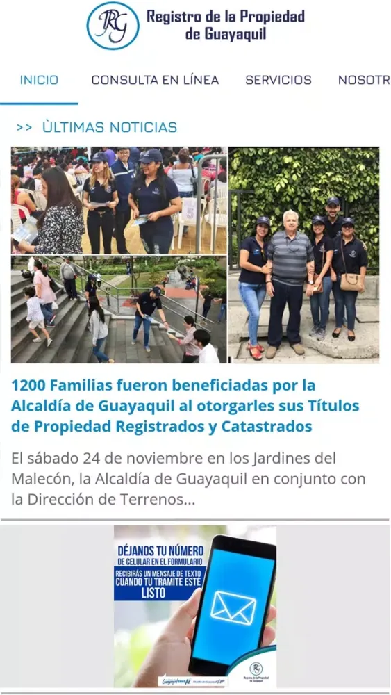 Registro Propiedad Guayaquil 스크린샷