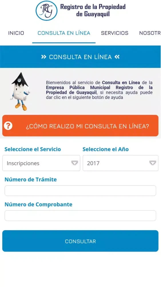 Registro Propiedad Guayaquil 스크린샷