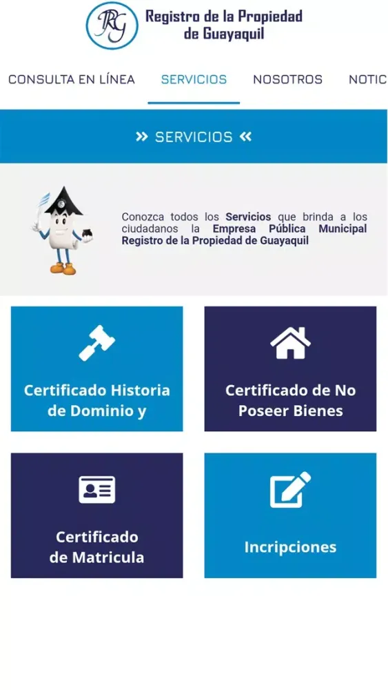 Registro Propiedad Guayaquil 스크린샷