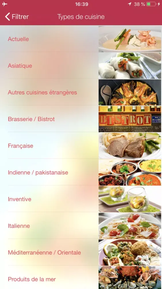 Captures d'écran de MICHELIN Guide Europe 2019