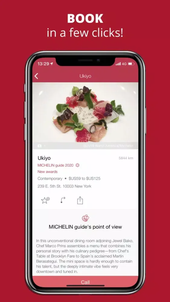 Capturas de pantalla de Michelin Guide US