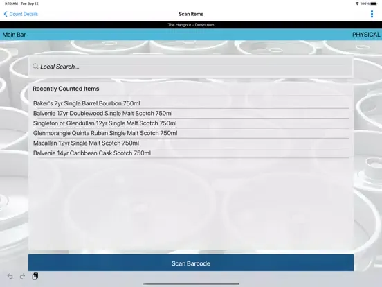 Capturas de pantalla de Beverage Metrics iPad 