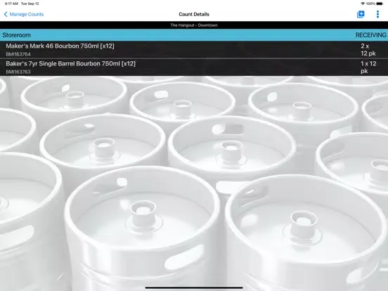 Capturas de pantalla de Beverage Metrics iPad 