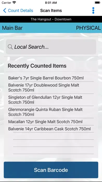 Capturas de pantalla de Beverage Metrics