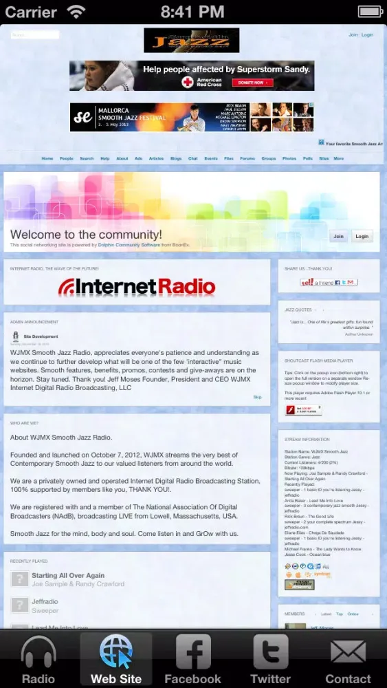 WJMX Smooth Jazz Radio应用截图