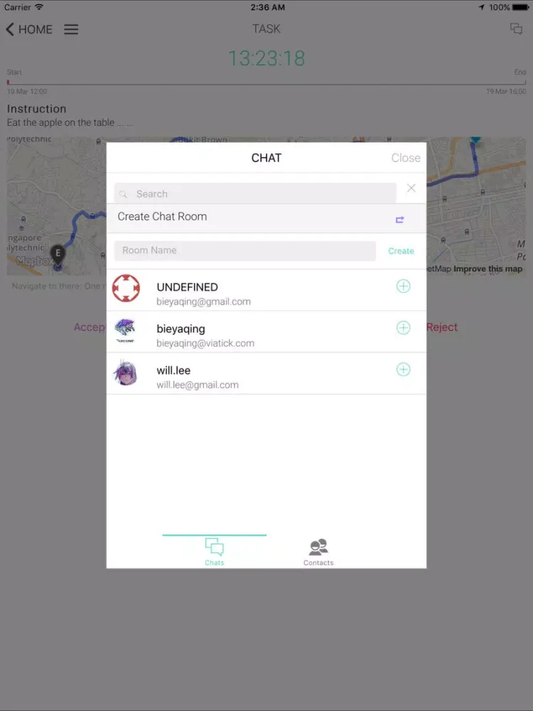 SYMPL.US iPad  スクリーンショット