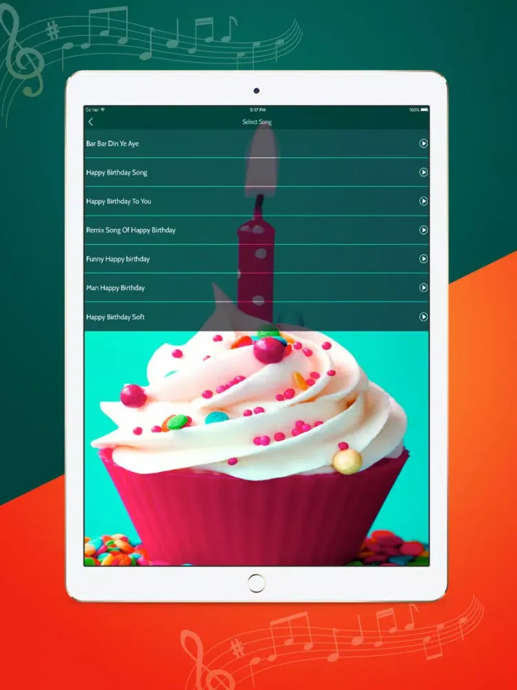 Record Birthday Song With Your Name iPad  سکرین شاٹس