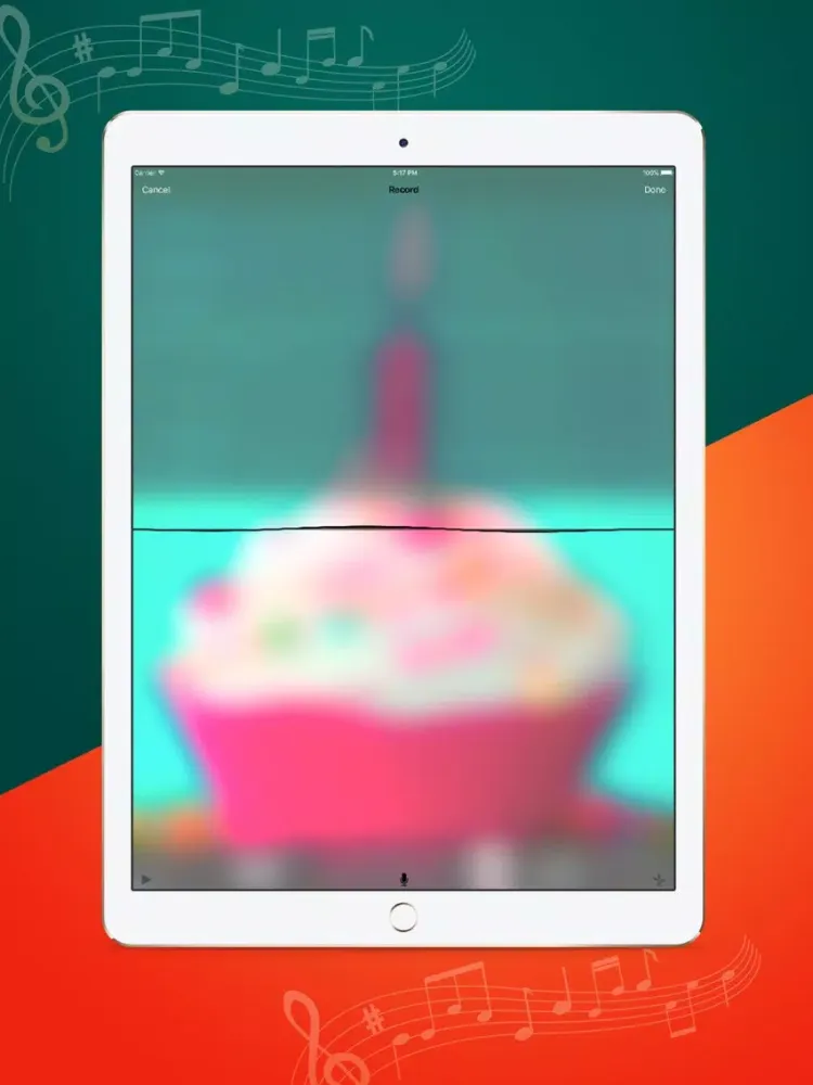 Record Birthday Song With Your Name iPad  سکرین شاٹس