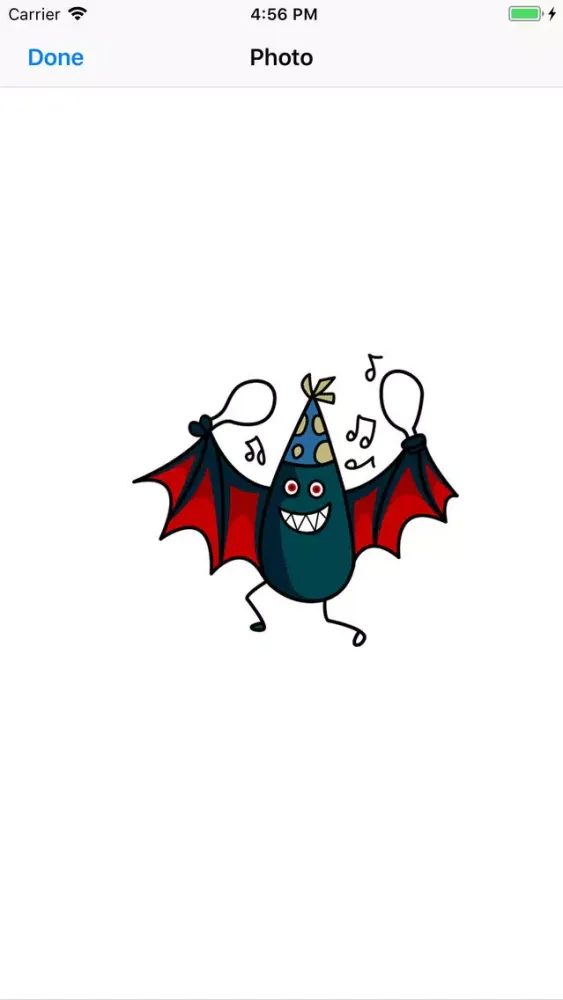 Tangkapan skrin Funny and crazy BAT stickers