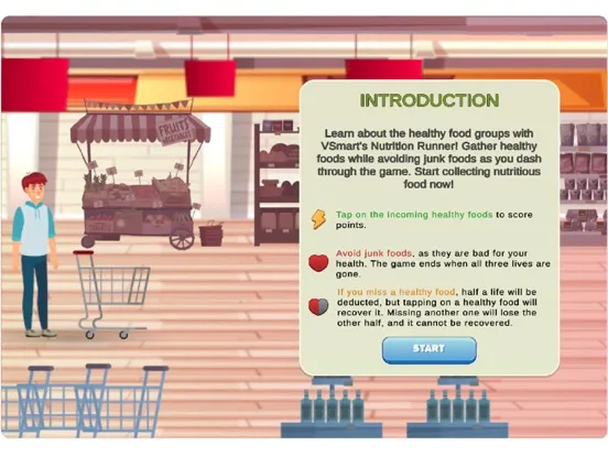 Tangkapan skrin VSmart Nutrition Runner iPad 