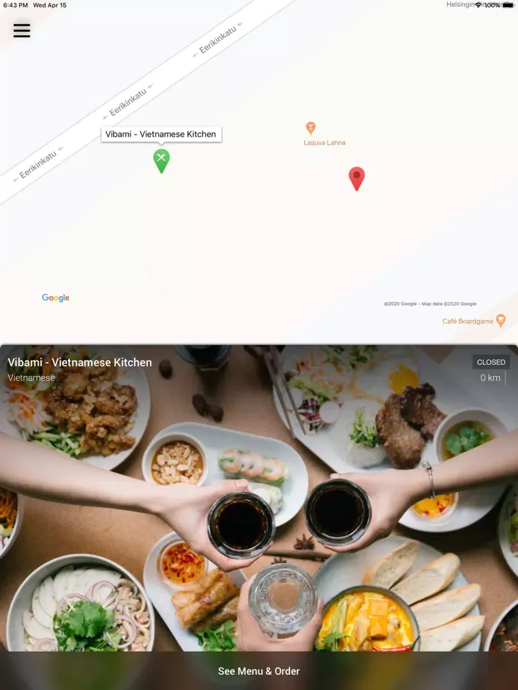 Ảnh chụp màn hình của Vibami - Vietnamese Kitchen iPad 