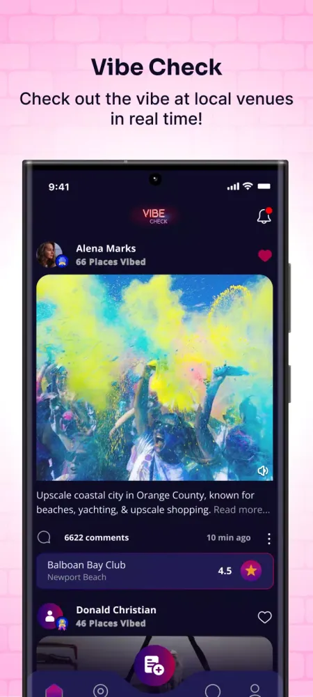 Vibe Check Screenshots