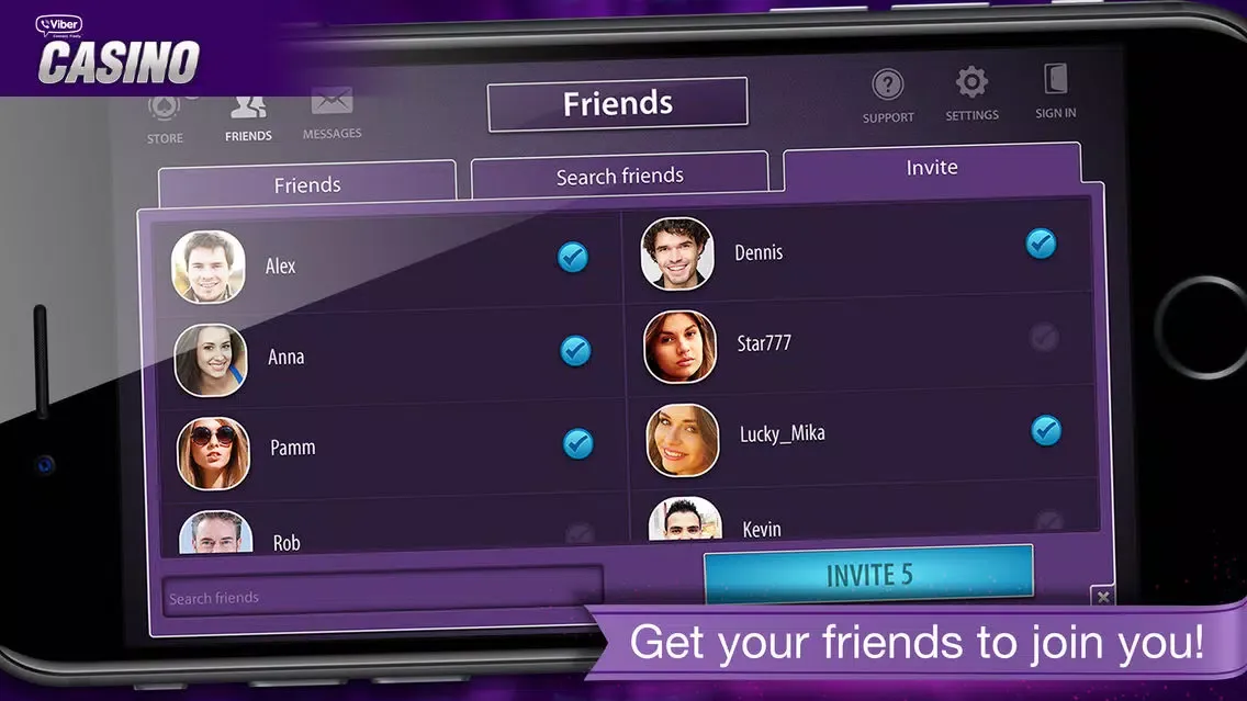Viber Casino应用截图