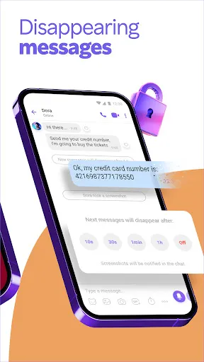 Capturas de tela do Rakuten Viber Messenger