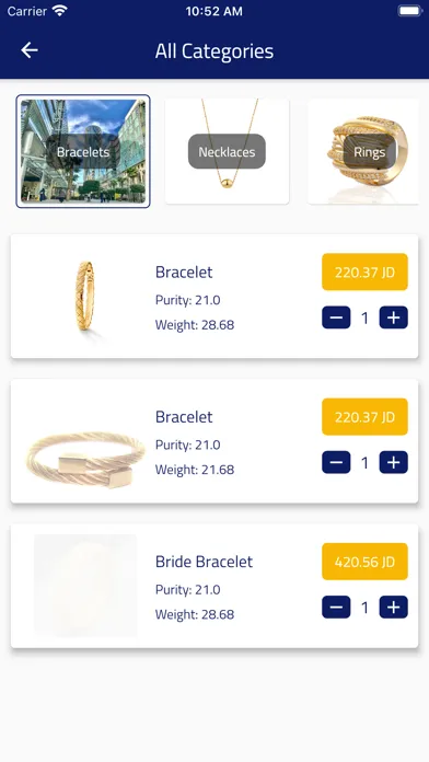 Ảnh chụp màn hình của ICG Jewelry