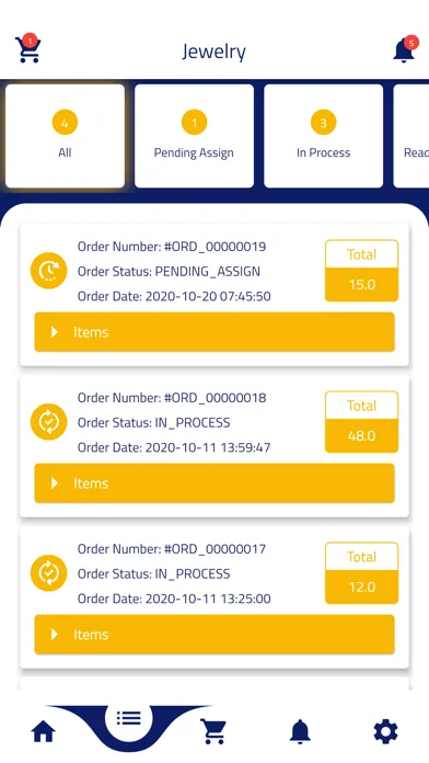 Ảnh chụp màn hình của ICG Jewelry