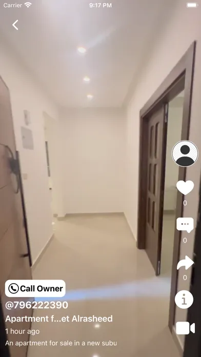 Capturas de tela do Reels Sooq