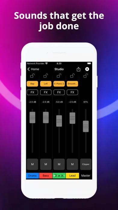 Capturas de pantalla de SONGEN - AI Music Co-Producer