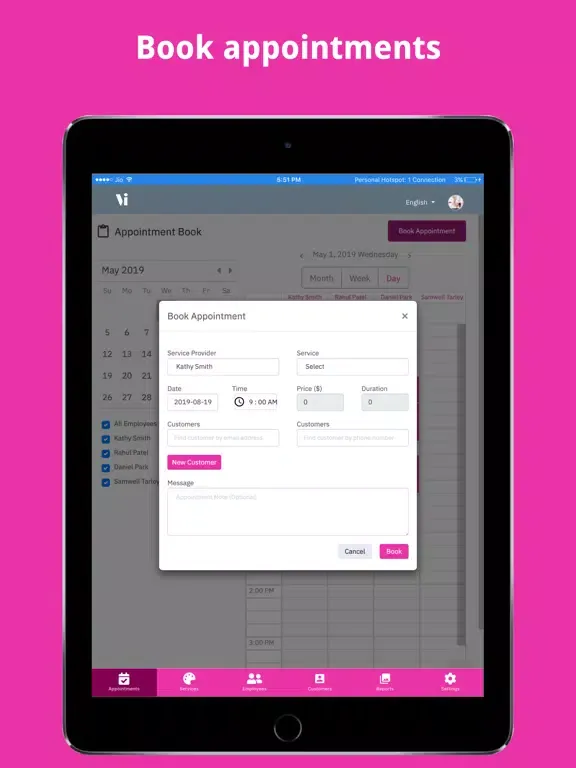 Tangkapan skrin Vibo Vibo Biz iPad 