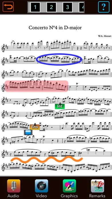 Tangkapan skrin Music Lesson NotePad