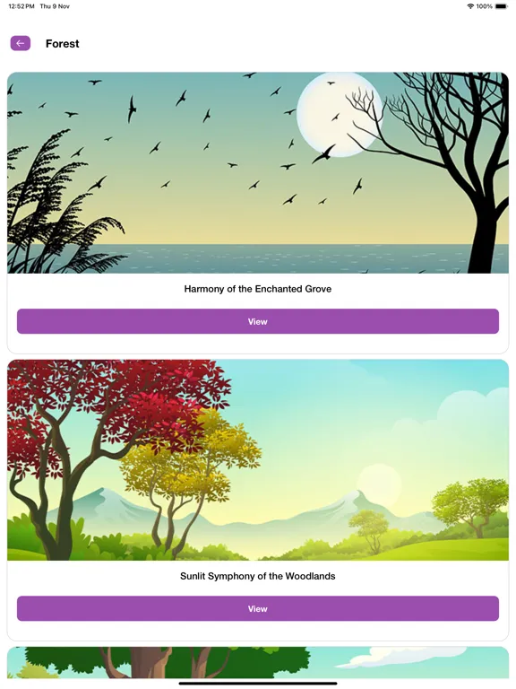 ภาพหน้าจอของ Sleep Sounds: Relax, Meditate iPad 