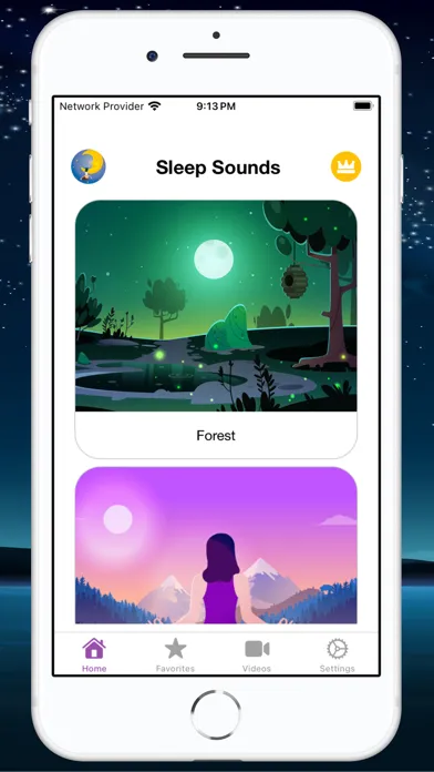 ภาพหน้าจอของ Sleep Sounds: Relax, Meditate