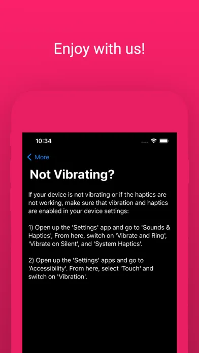 Capturas de pantalla de Vibrate+ Pro