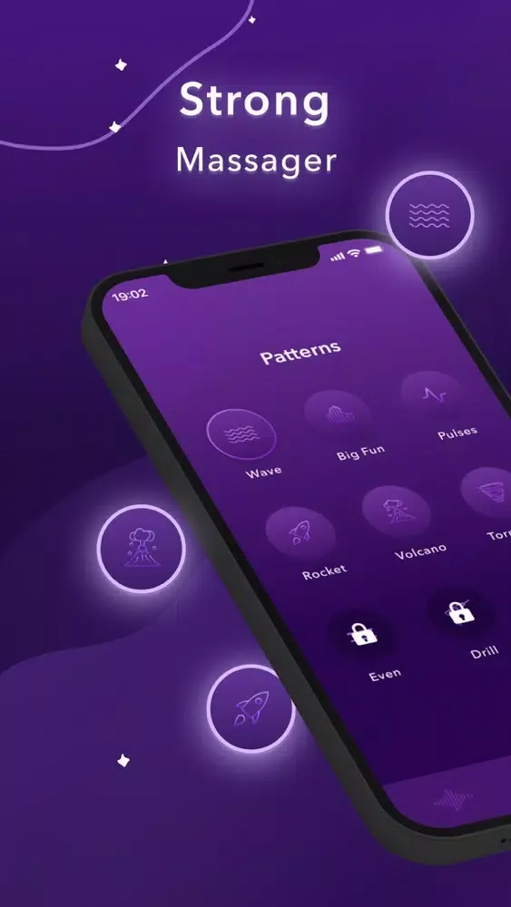 Capturas de tela do Smart Phone Massager