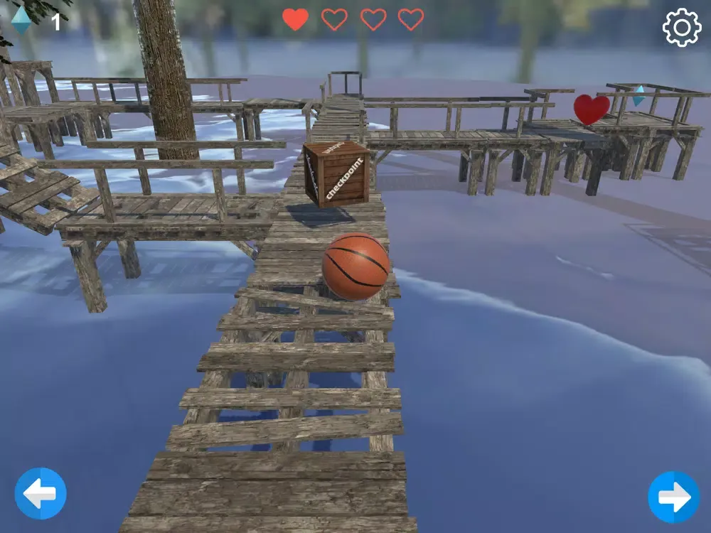 Zrzuty ekranu Extreme 3D Ball Balance iPad 