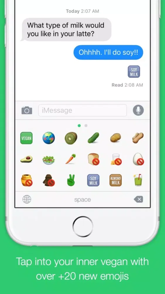 Veganmoji: Vegan Stickers应用截图