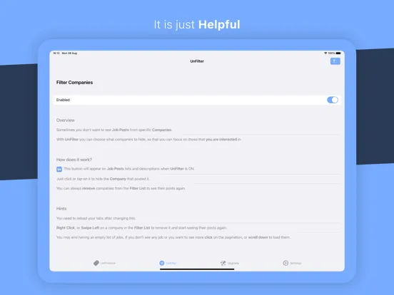 Un: Web Extension for LinkedIn iPad  স্ক্রিনশট
