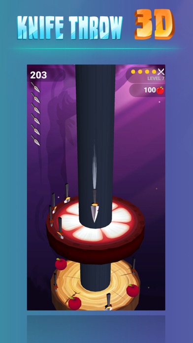 Knife Throw 3D سکرین شاٹس