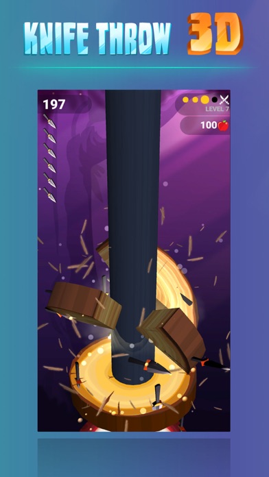 Knife Throw 3D سکرین شاٹس