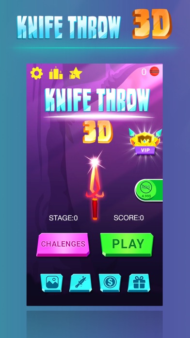 Knife Throw 3D سکرین شاٹس