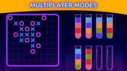 Capturas de tela do Water Sort Color Glow